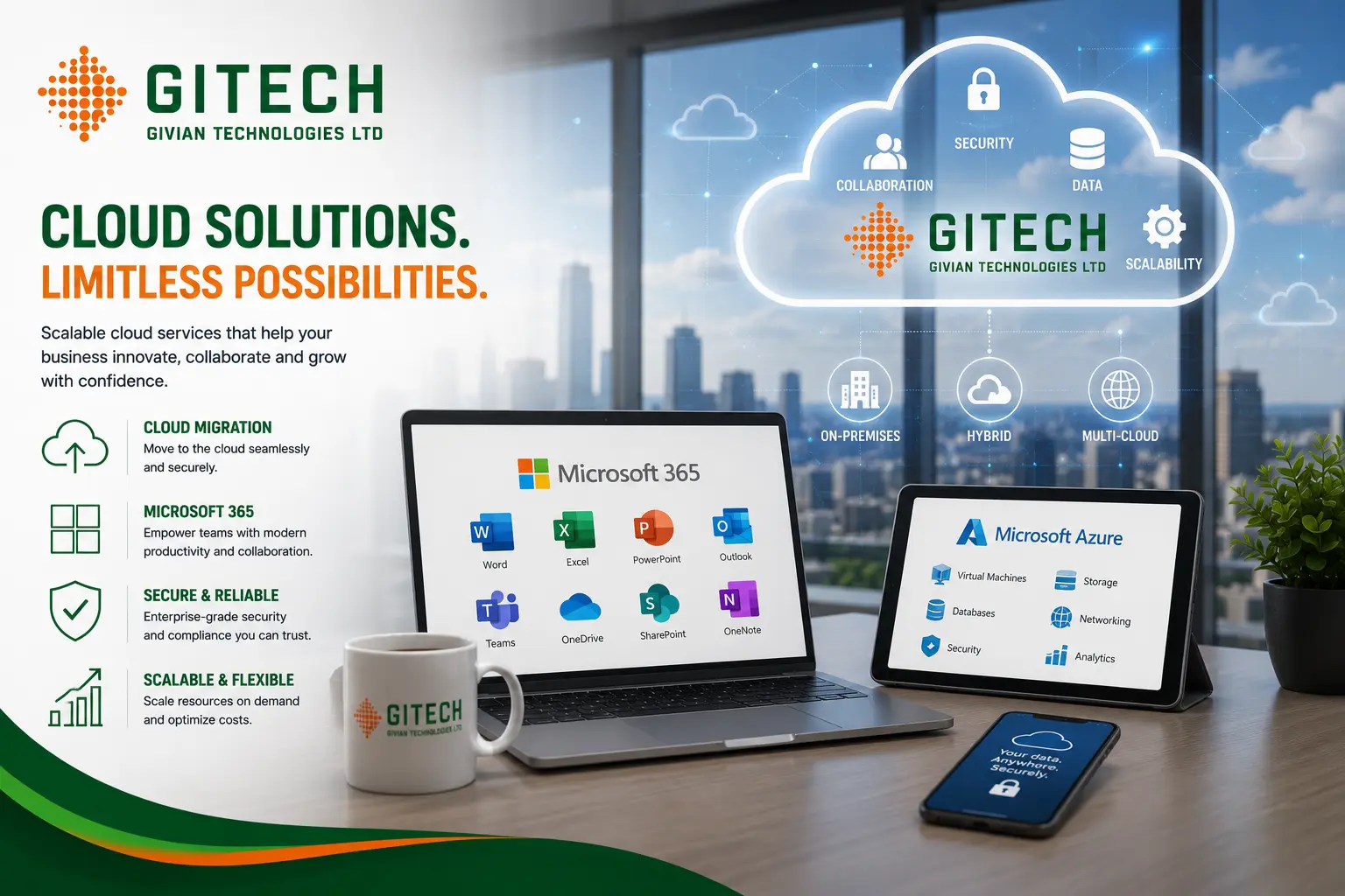Cloud solutions and productivity platforms