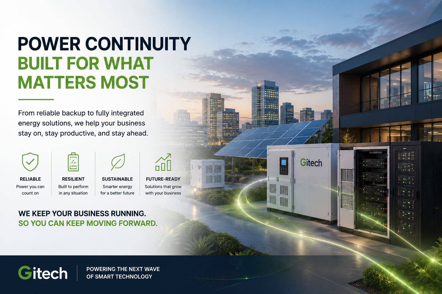 Gitech power continuity infrastructure